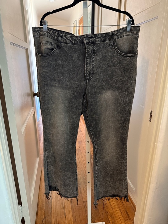 And Now This Denim - And Now This Black Acid-Wash Jeans
